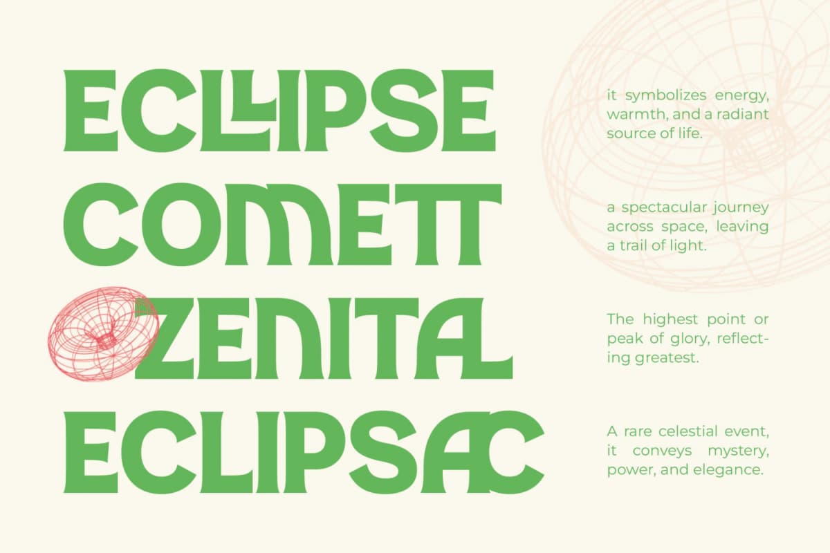 Damoga - Freestyle Display Font font preview 11