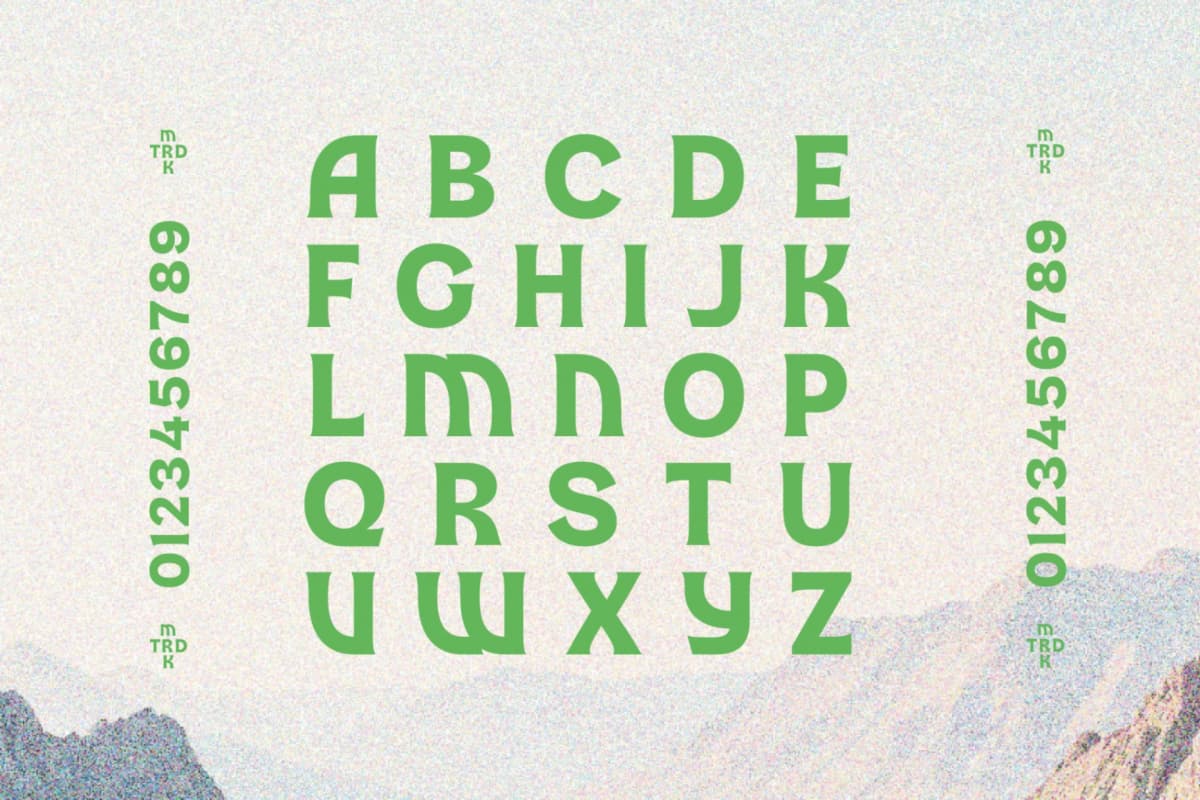 Damoga - Freestyle Display Font font preview 9