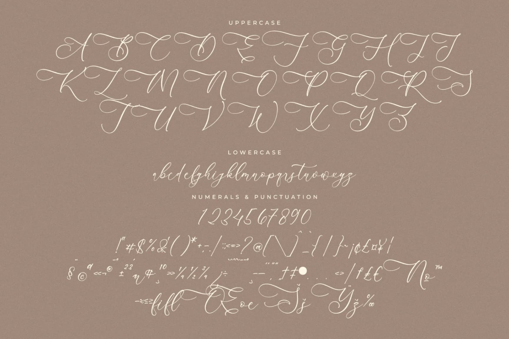 Preview 13 for Andorale Heart – Beauty Handwritten Script Font