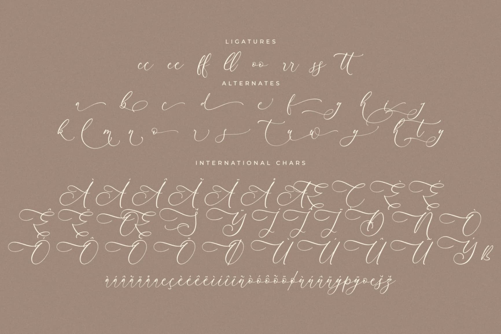 Preview 14 for Andorale Heart – Beauty Handwritten Script Font