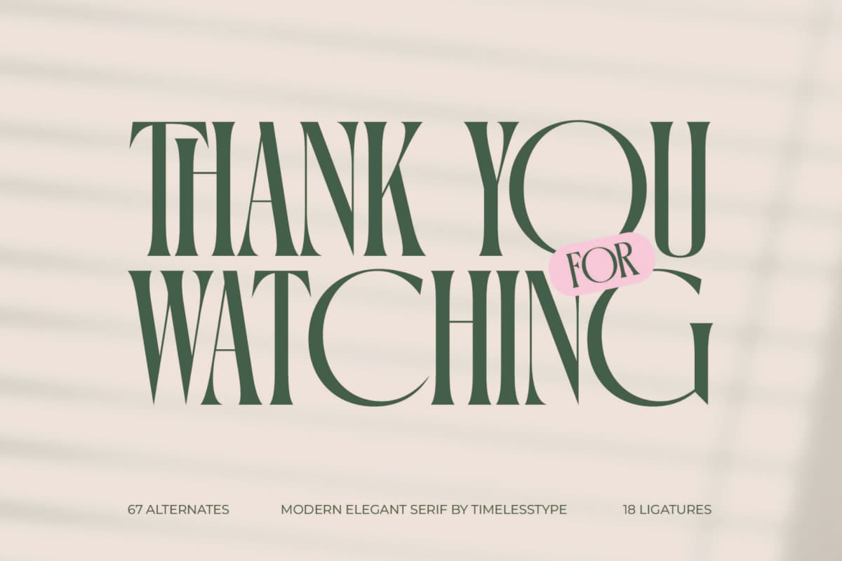Preview 15 for Orleans Brightens - Modern Elegant Serif