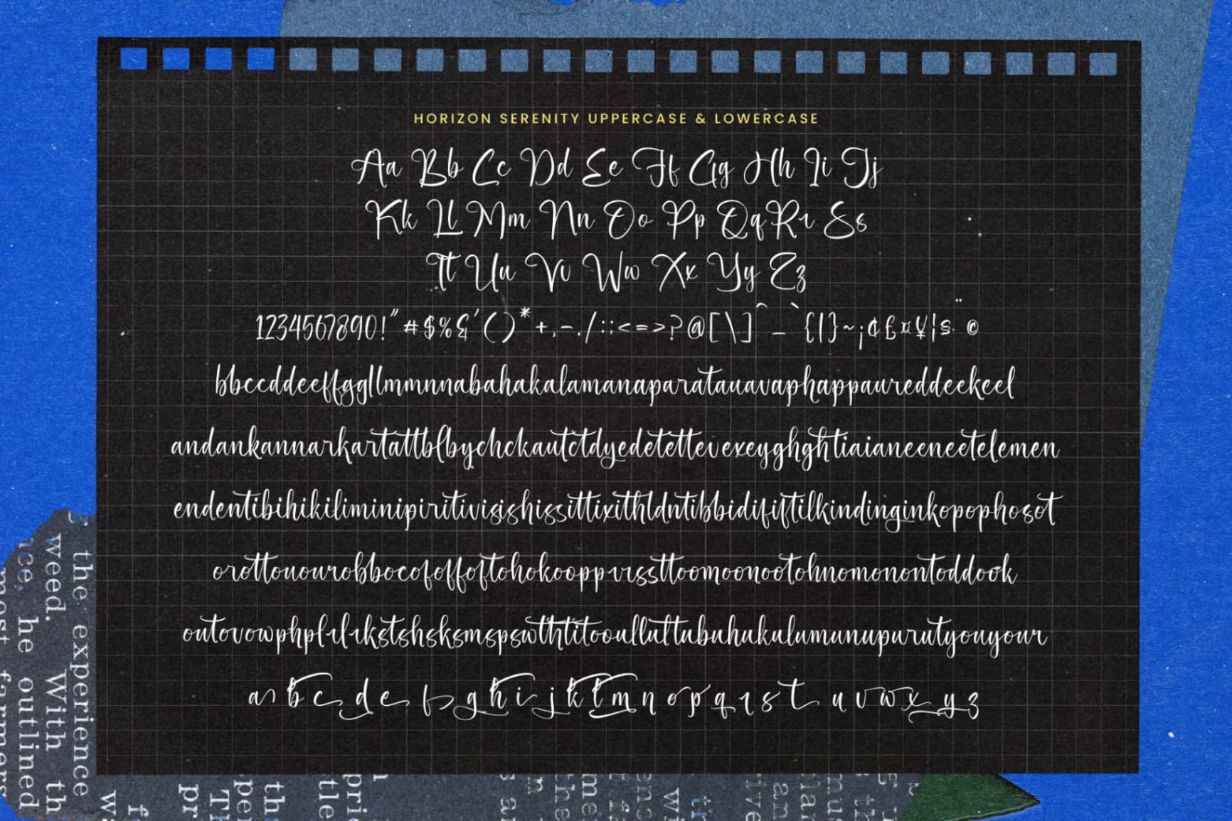 Preview 15 for Horizon Serenity - Modern Handwritten Script Font