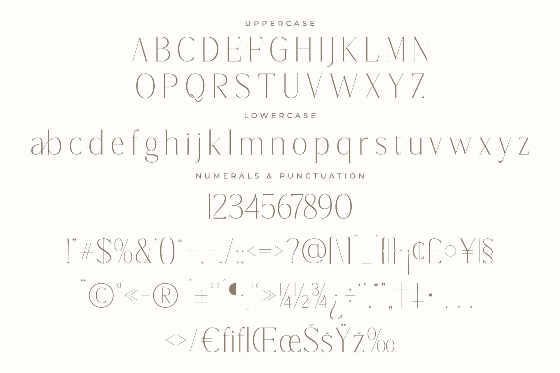 Preview 13 for Lisandra - A Modern Font Serif