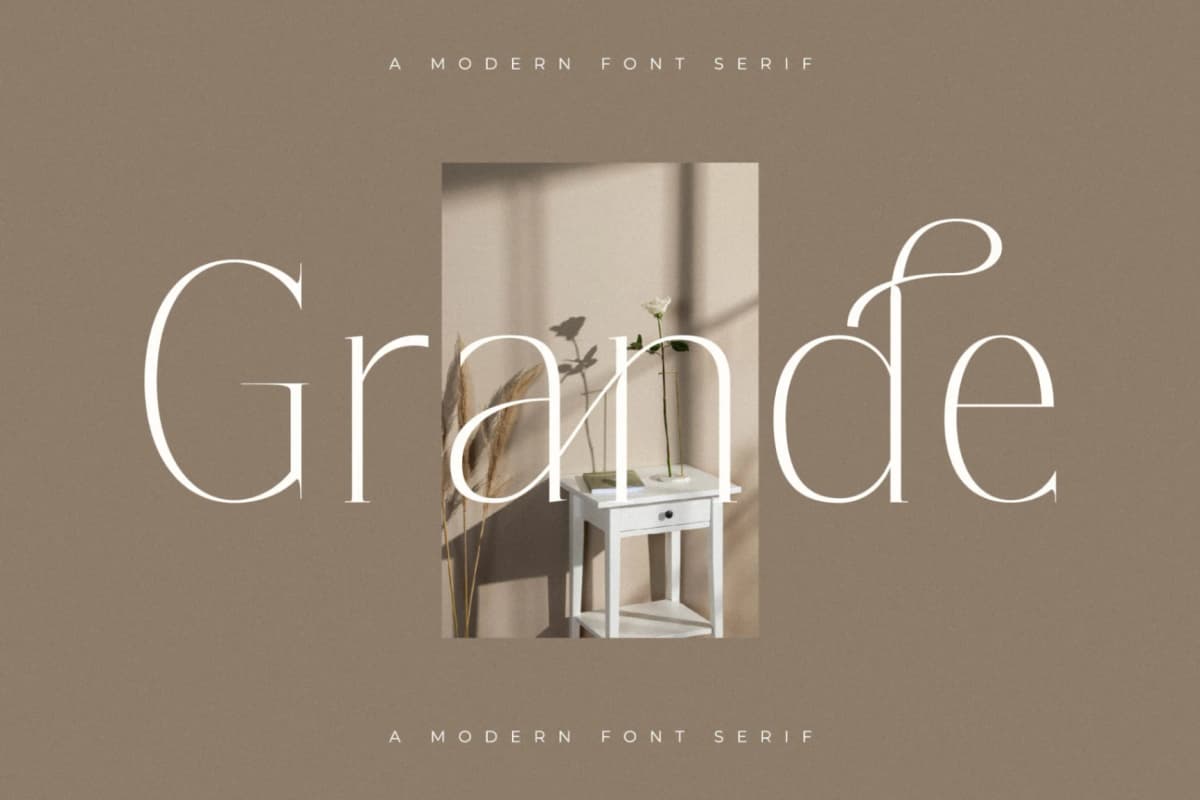 Lisandra - A Modern Font Serif font preview 2