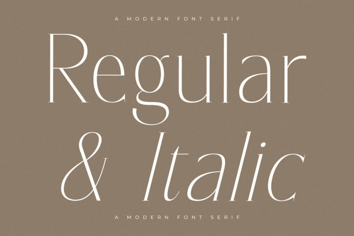 Lisandra - A Modern Font Serif font preview 8