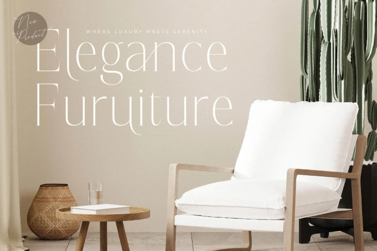 Lisandra - A Modern Font Serif font preview 3