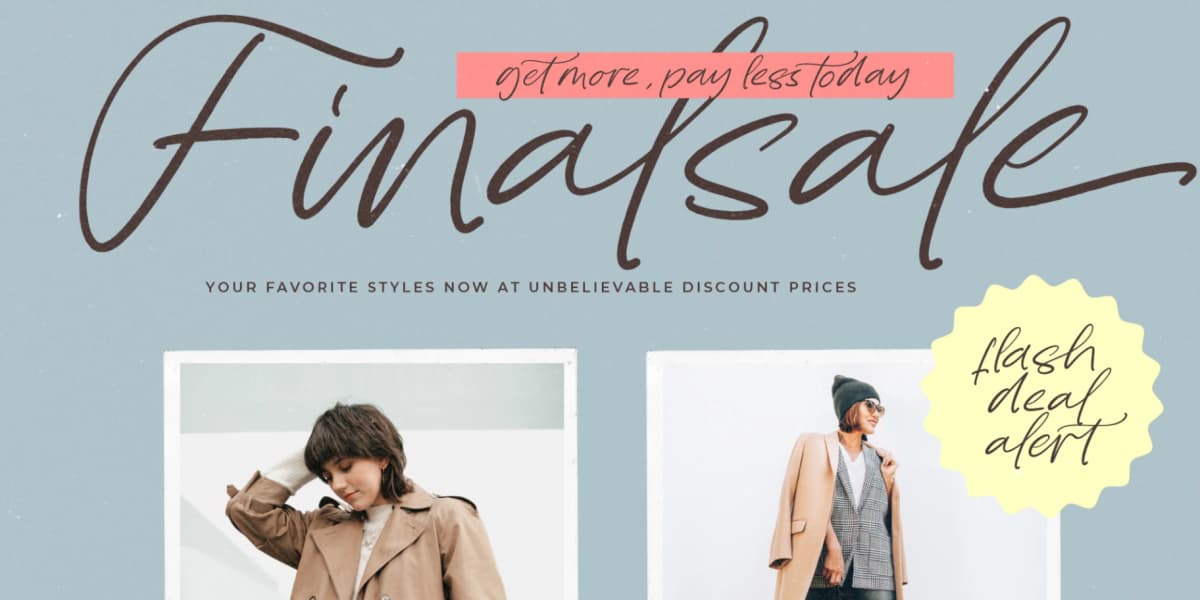 Bluebell Cottage - Modern Handwritten Font font preview 3