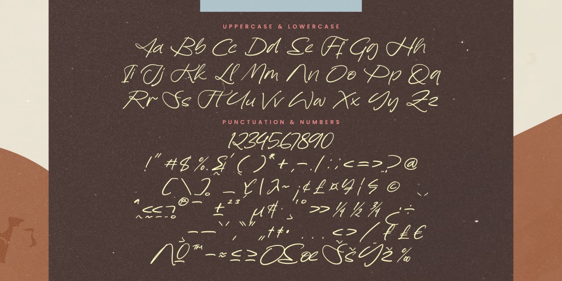 Preview 15 for Bluebell Cottage - Modern Handwritten Font