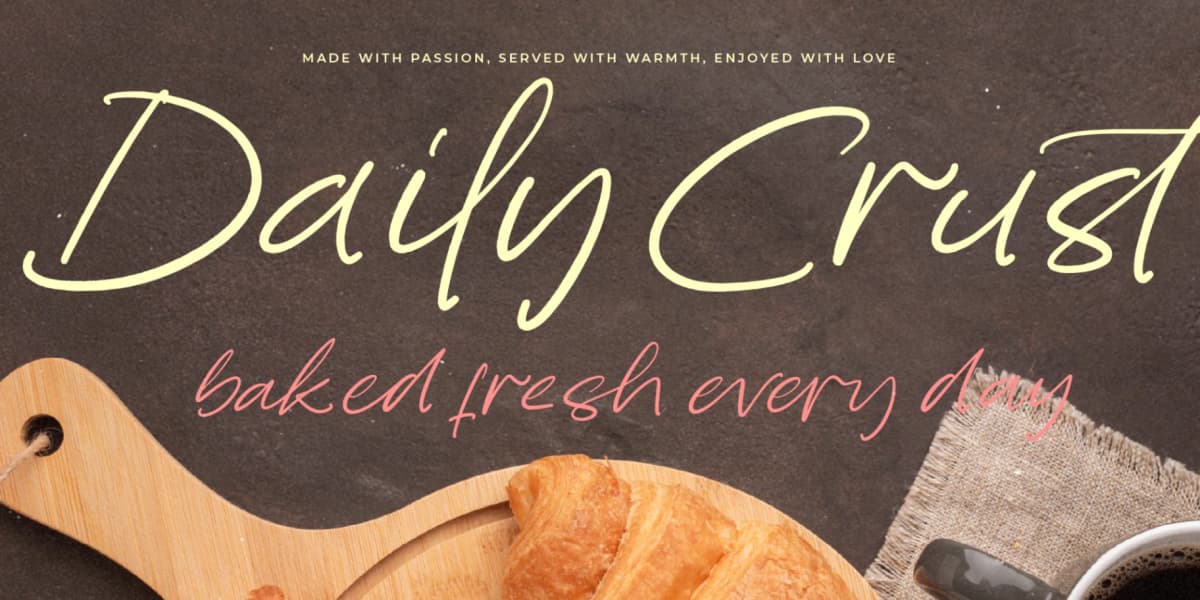 Bluebell Cottage - Modern Handwritten Font font preview 10