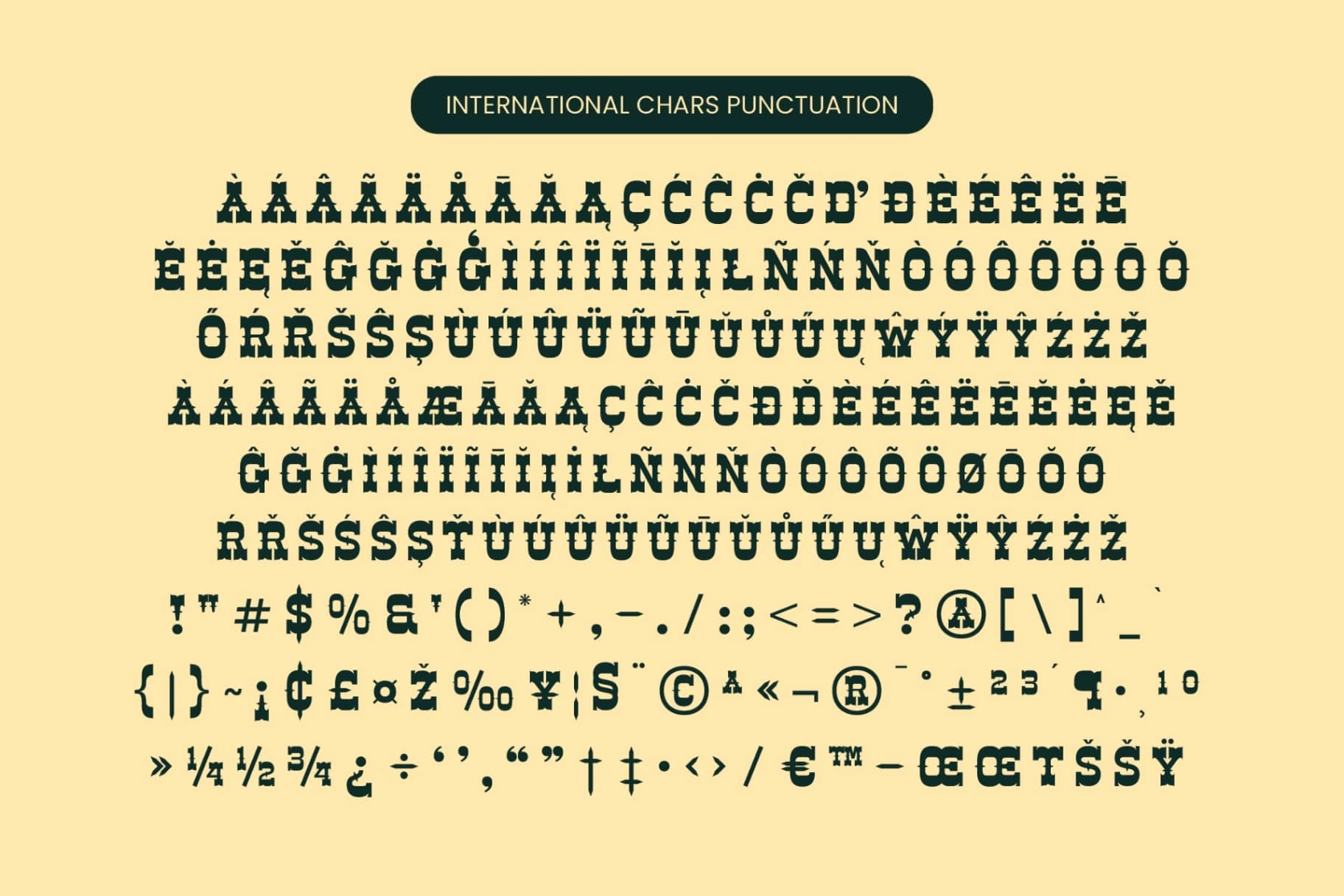 Preview 14 for Ankara Trave - Vintage Display Typeface Font