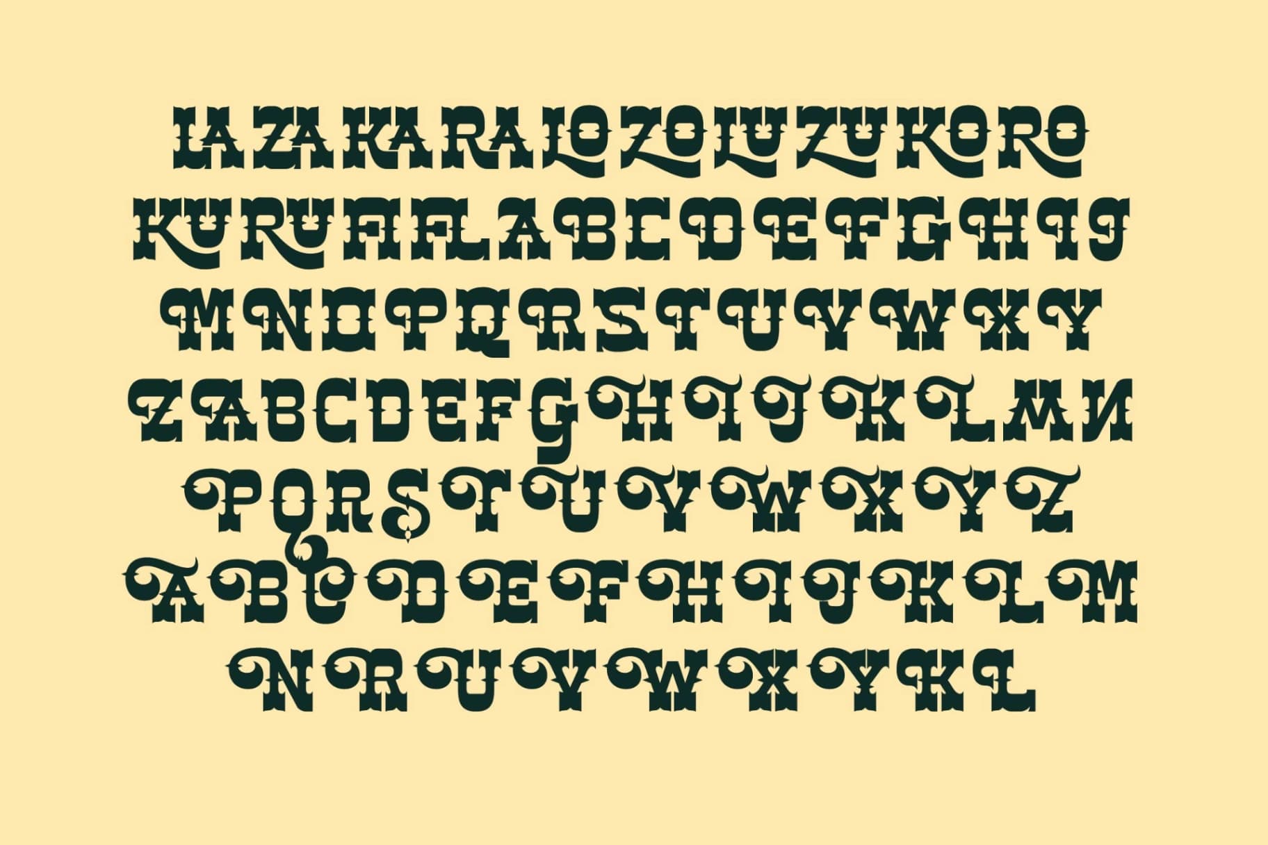 Preview 12 for Ankara Trave - Vintage Display Typeface Font