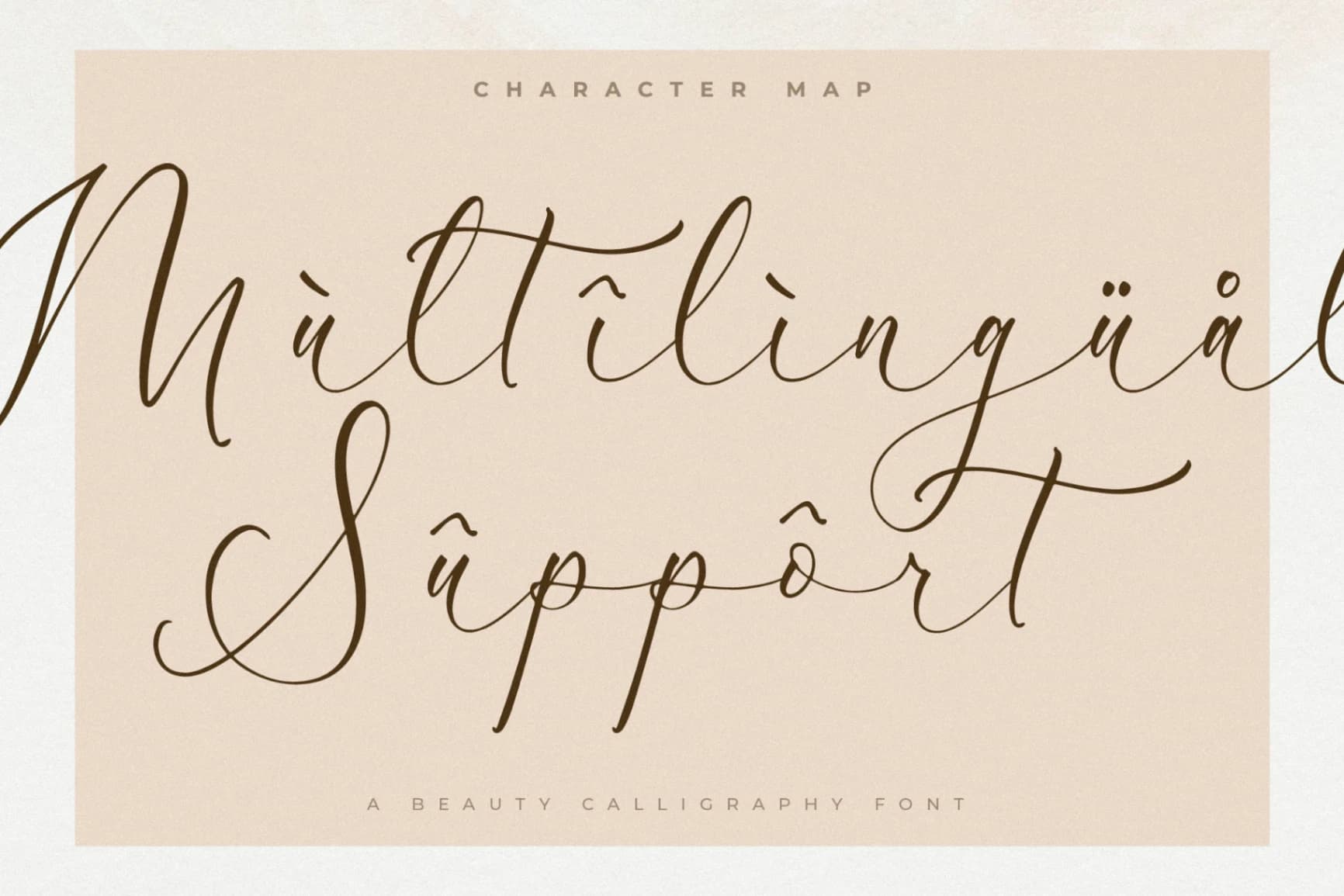 Preview 9 for Peach Mondela – Beauty Calligraphy Font