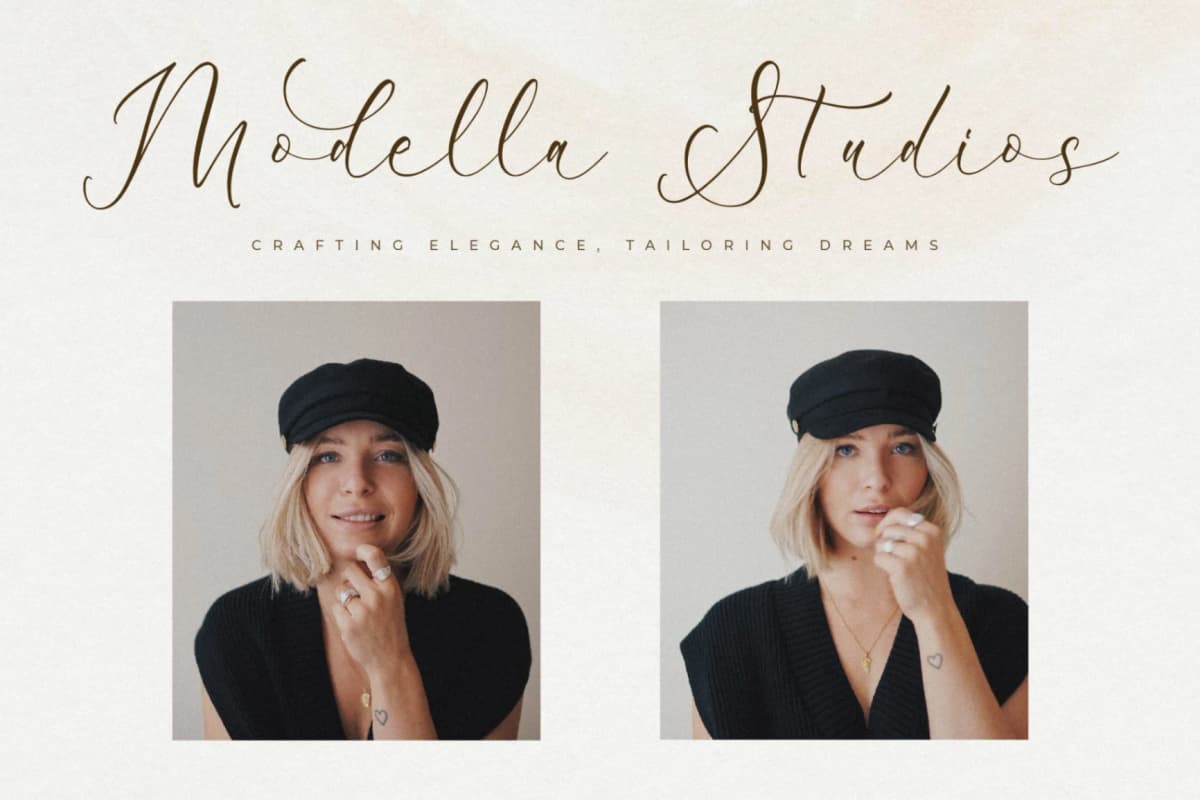 Peach Mondela – Beauty Calligraphy Font font preview 10
