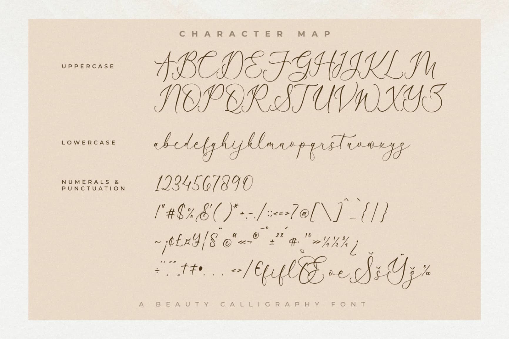 Preview 13 for Peach Mondela – Beauty Calligraphy Font