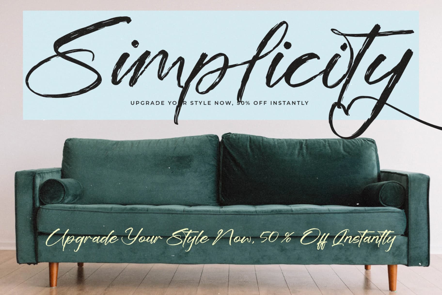 Preview 2 for Italian Tempesta - Handbrush Script Font