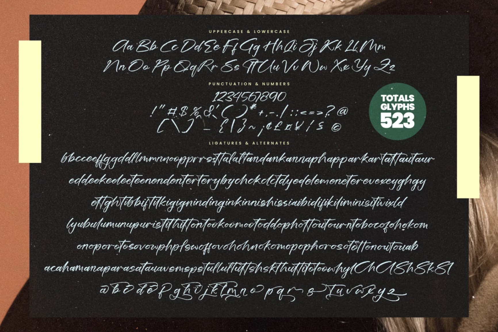 Preview 15 for Italian Tempesta - Handbrush Script Font