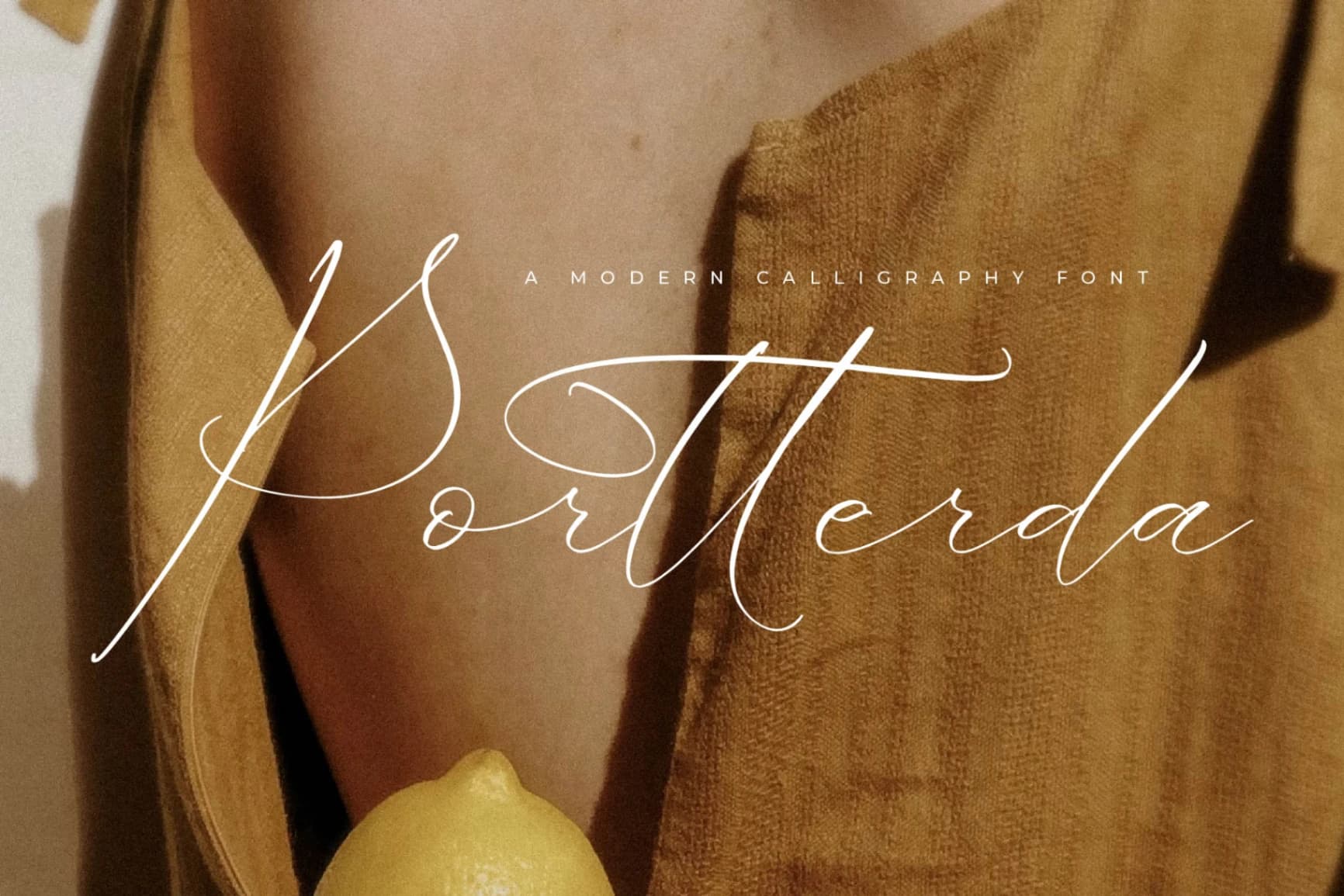 Preview of Portterda – Modern Calligraphy Font font