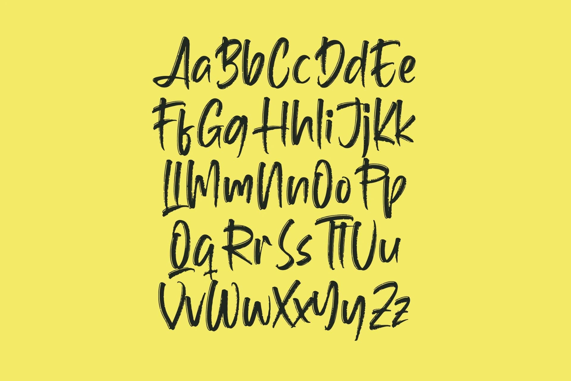 Preview 10 for Hallow Mistelar – Modern Brush Font