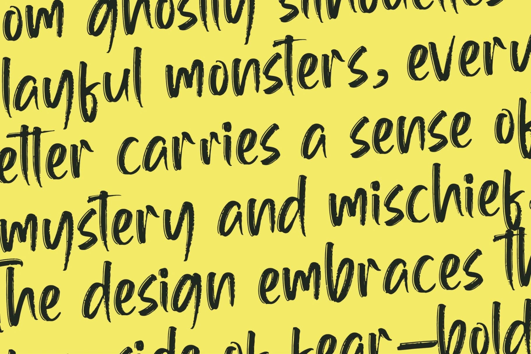 Preview 12 for Hallow Mistelar – Modern Brush Font