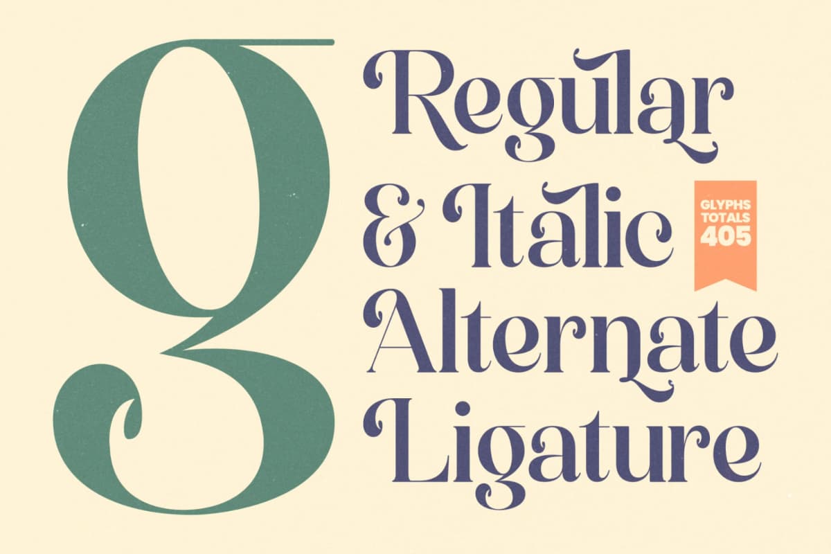 Preview 9 for Humble Garden - New Elegant Serif Font
