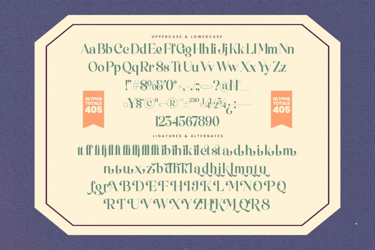 Preview 15 for Humble Garden - New Elegant Serif Font