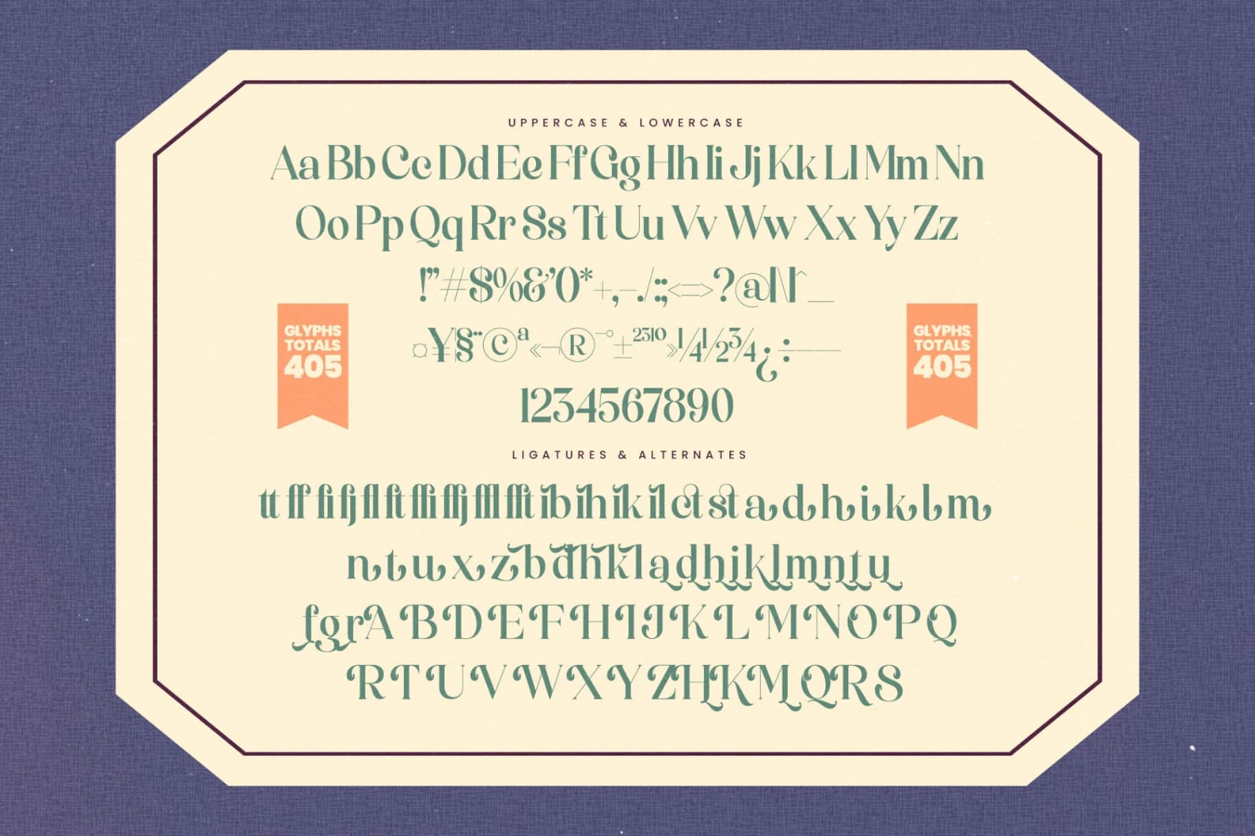 Preview 15 for Humble Garden - New Elegant Serif Font