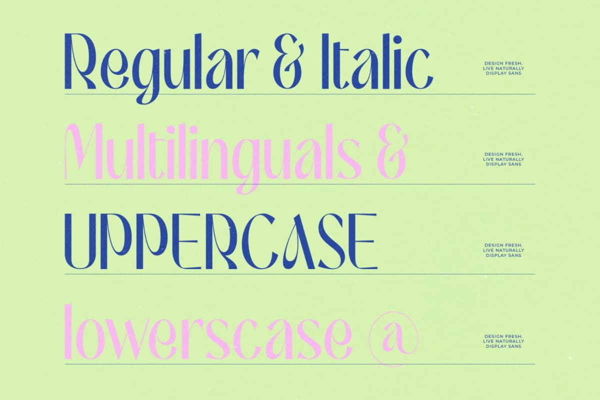 Varkes - Sans Serif Serif Display Font font preview 5