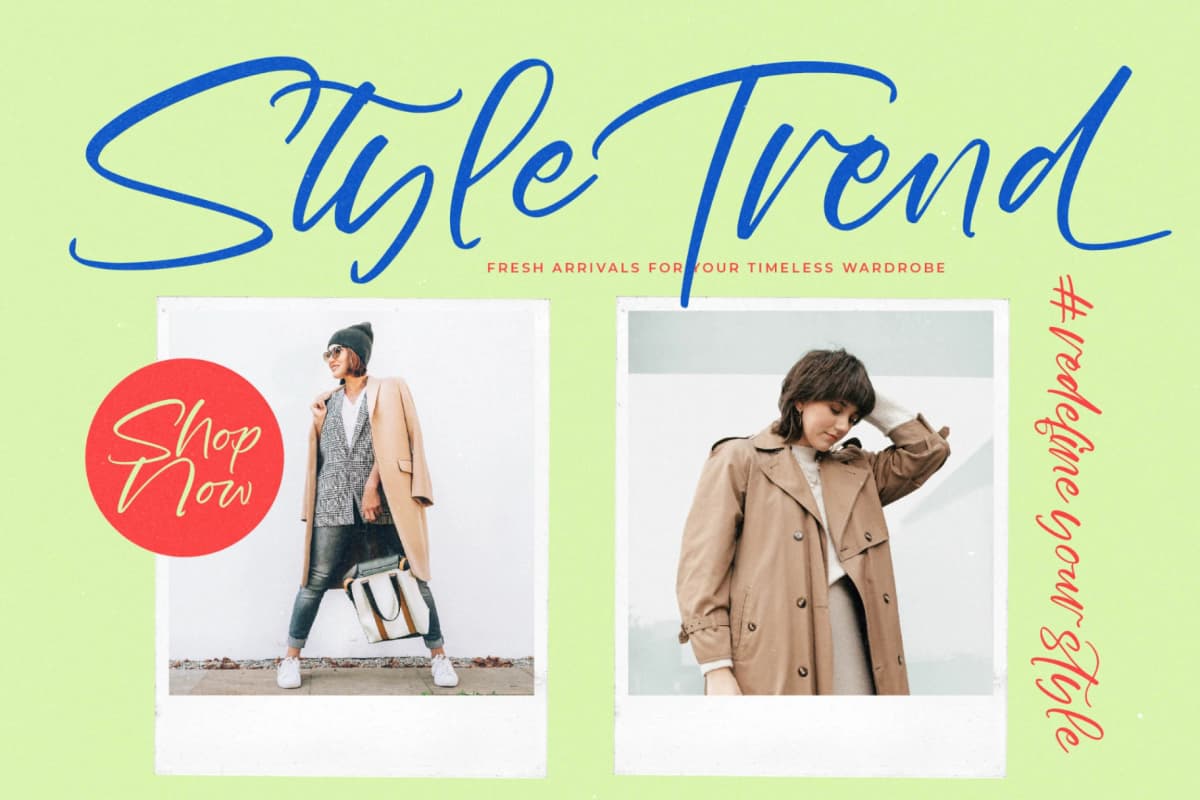 Rolling Highway - Handwritten Script Font font preview 5