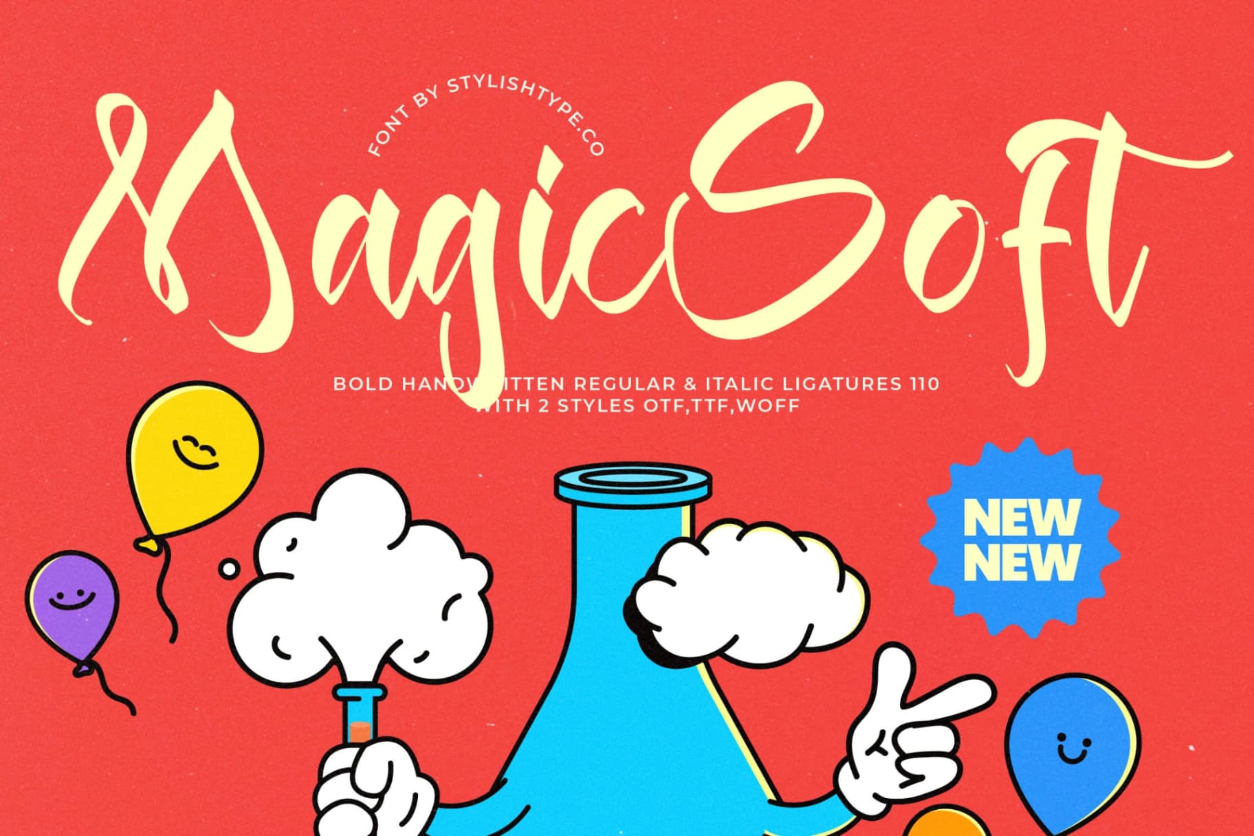 Preview 1 for Magic Soft - Bold Handwritten Font