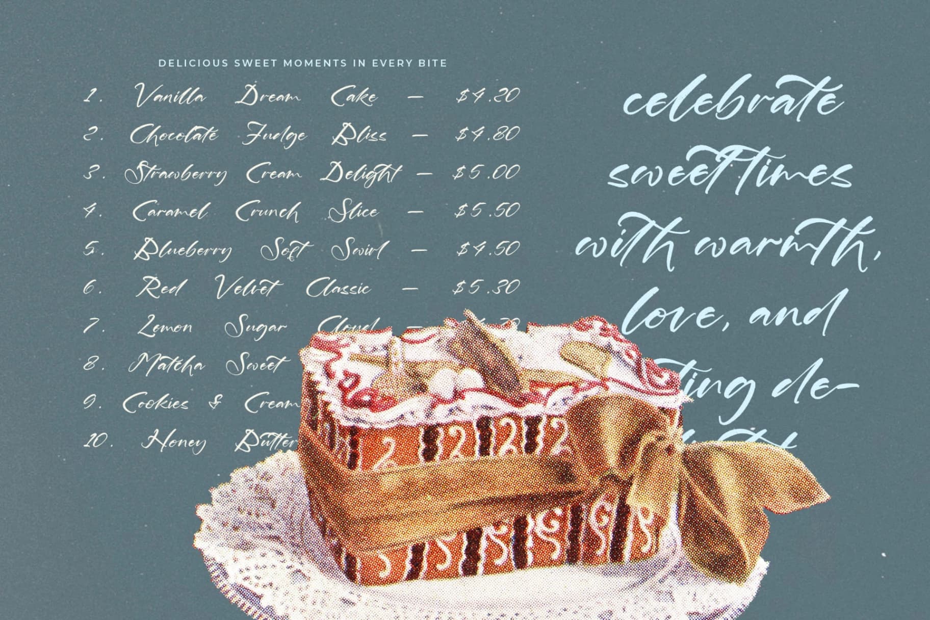 Preview 12 for Heritage Diamond - Modern Handbrush Script
