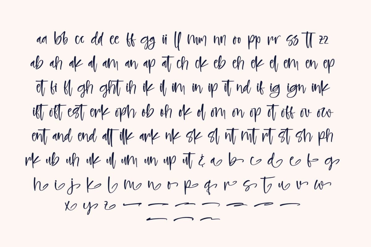 Hilarity Broadcast - Bold Handwritten Script font preview 13