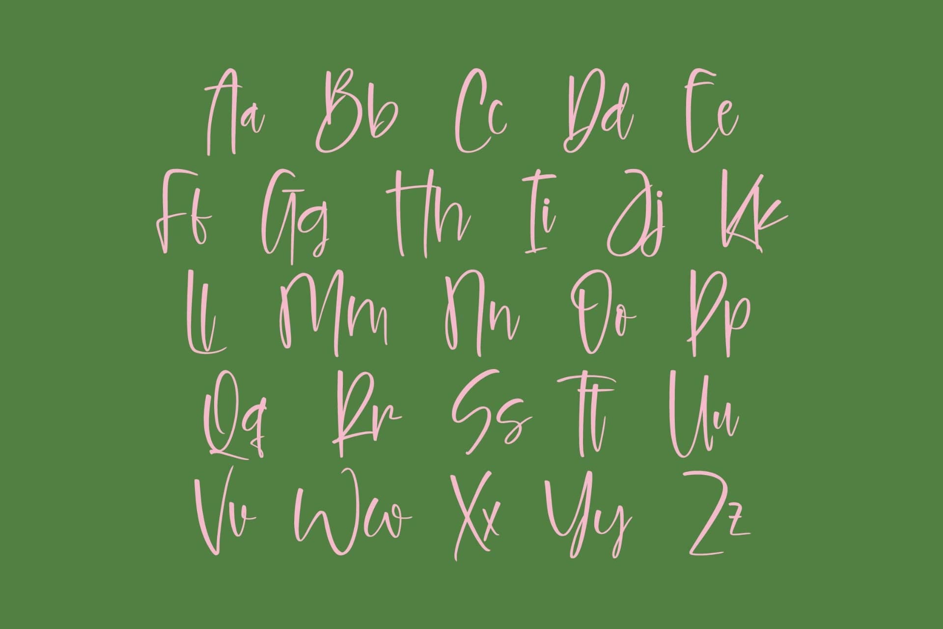 Preview 9 for Vintage Cherry Blossom - Brush Handwritten Font