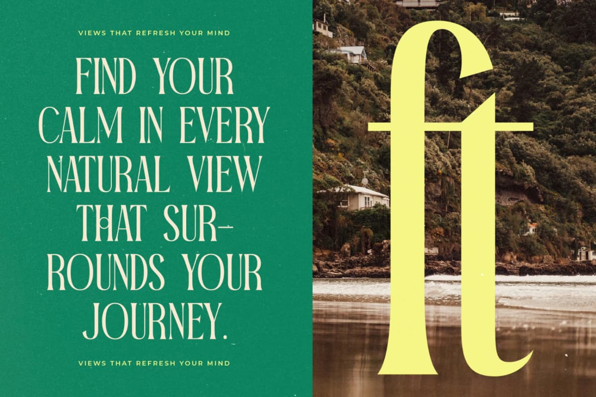 Heritage Milano - Vintage Modern Serif Display Font font preview 11