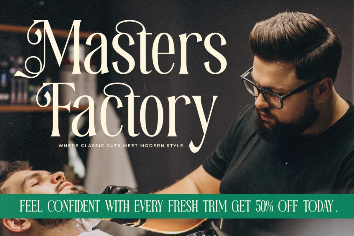Heritage Milano - Vintage Modern Serif Display Font font preview 4