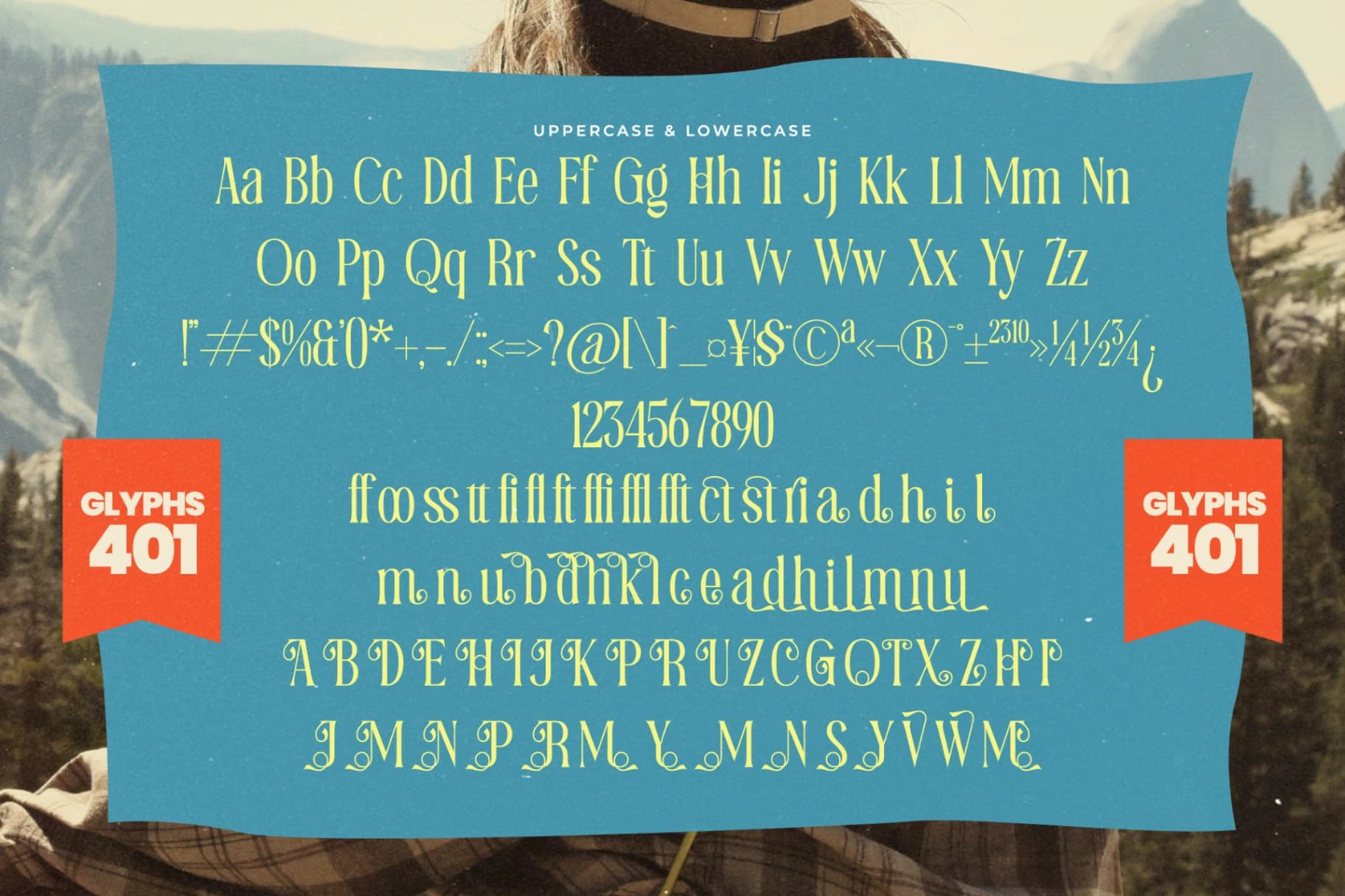 Preview 15 for Heritage Milano - Vintage Modern Serif Display Font