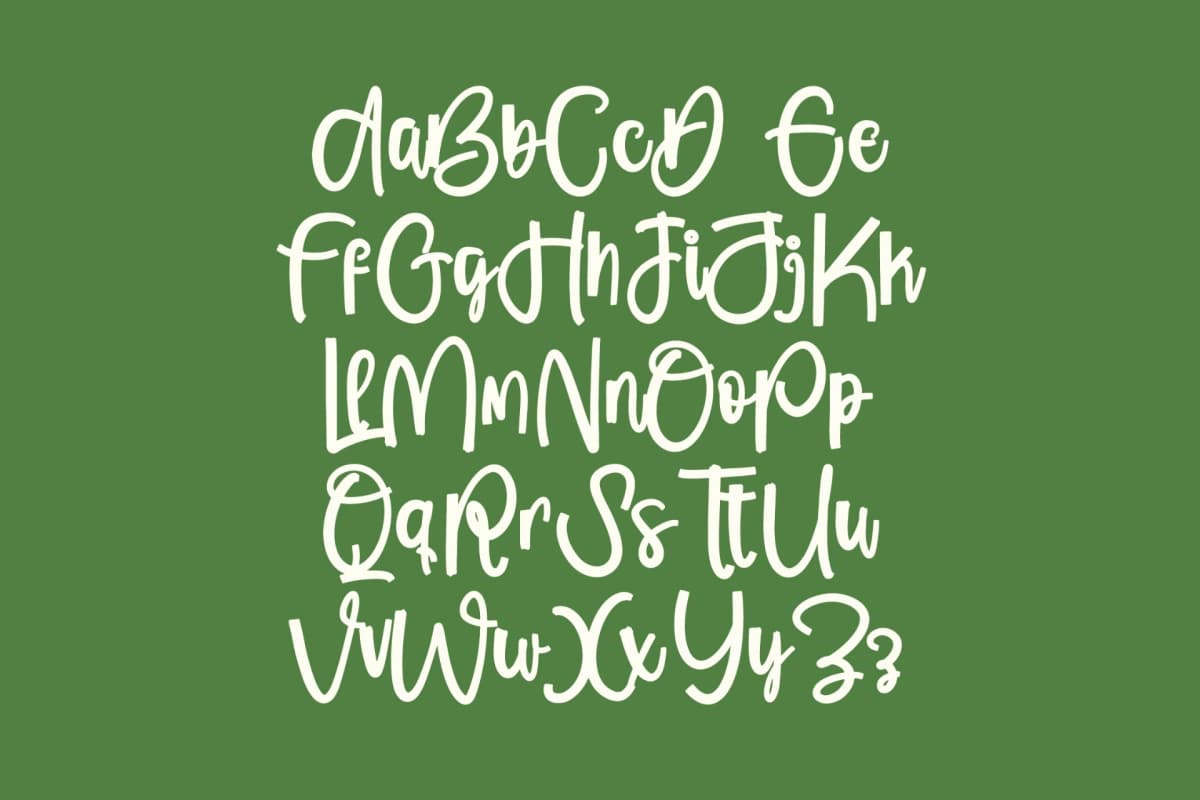 Preview 10 for Orange Potluck - Brush Handwritten Font
