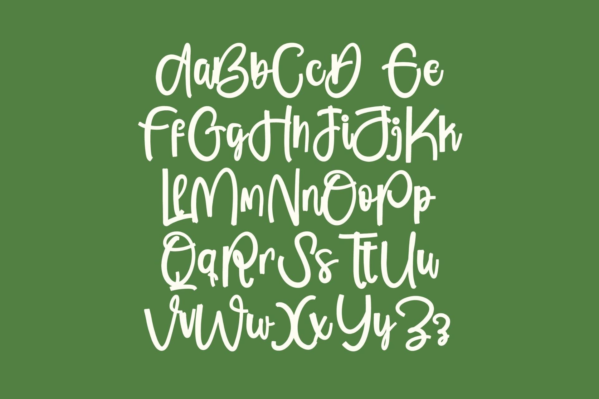 Preview 10 for Orange Potluck - Brush Handwritten Font