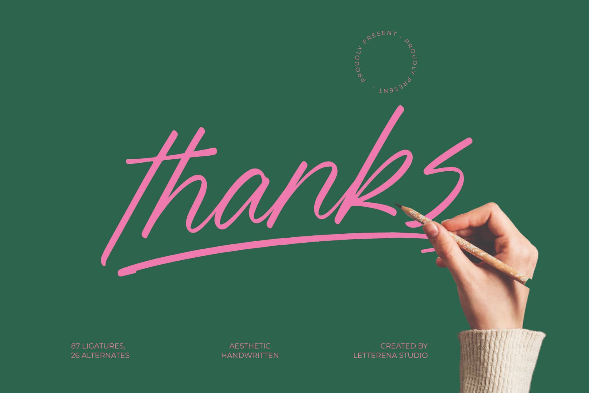 Preview 15 for Blynkas Scripte – Aesthetic Handwritten Font