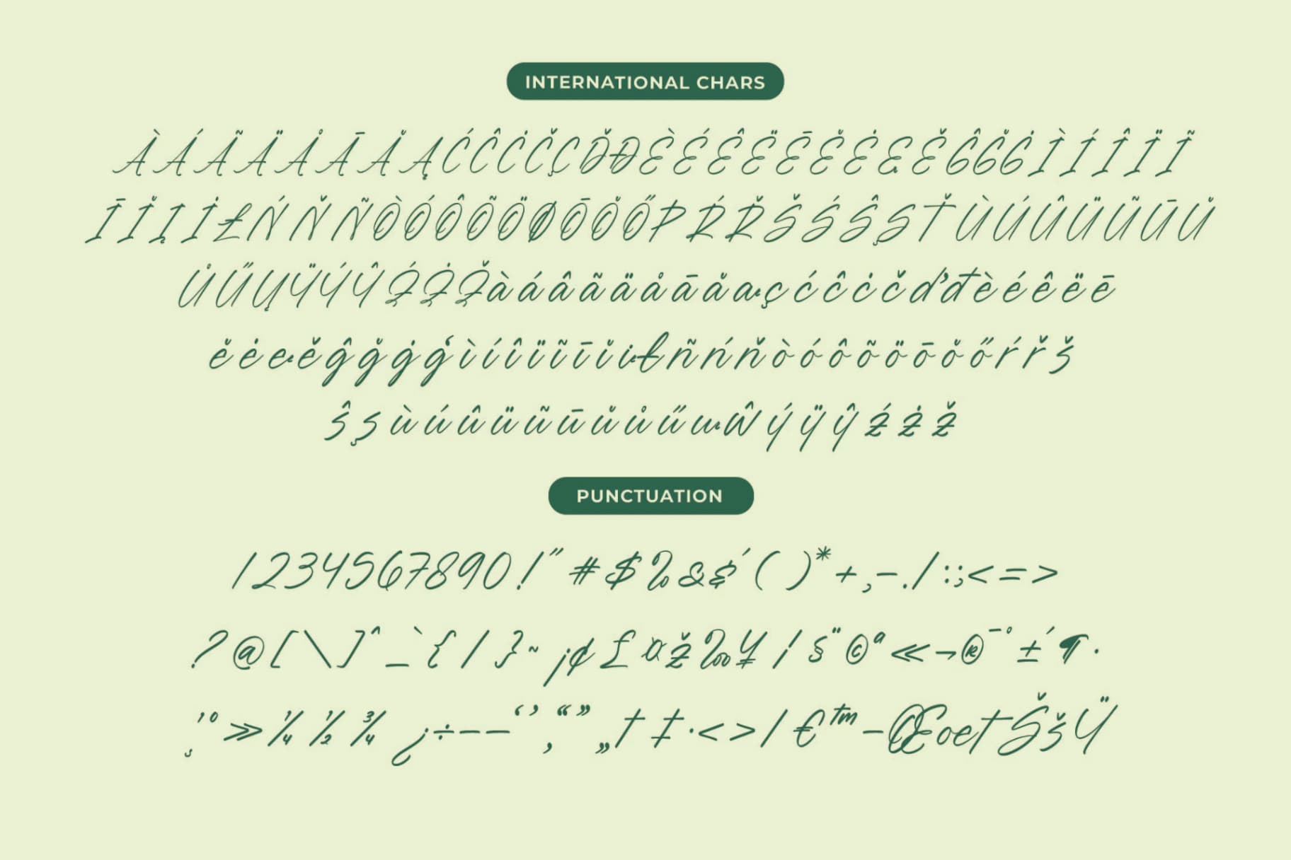 Preview 14 for Blynkas Scripte – Aesthetic Handwritten Font