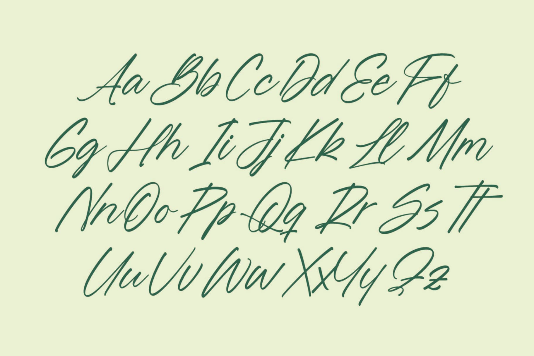 Preview 10 for Blynkas Scripte – Aesthetic Handwritten Font