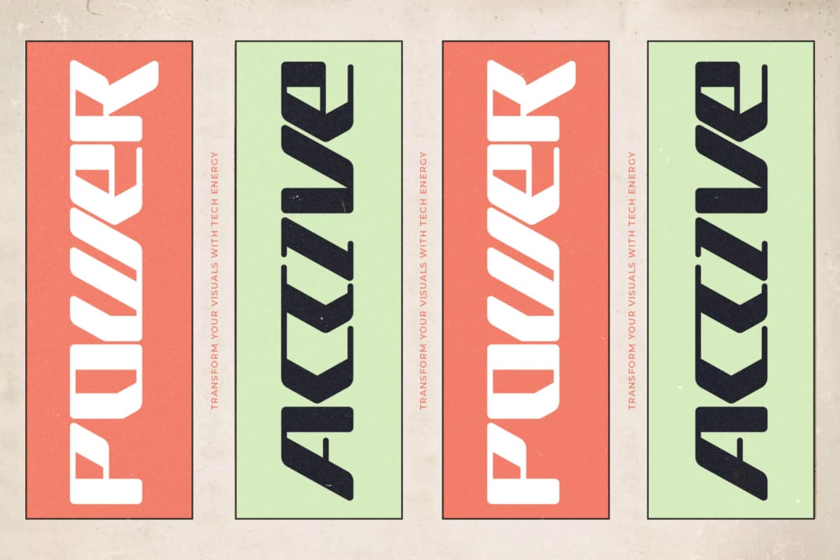 Preview 2 for Cyber Motion - New Futuristic Display Font