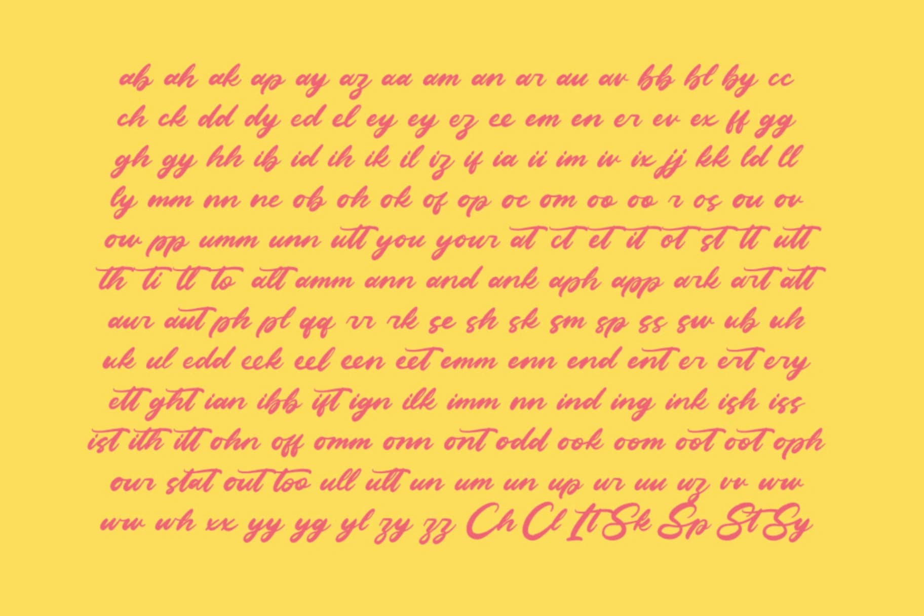 Preview 14 for Jichelo Rosela – Bold Brush Font