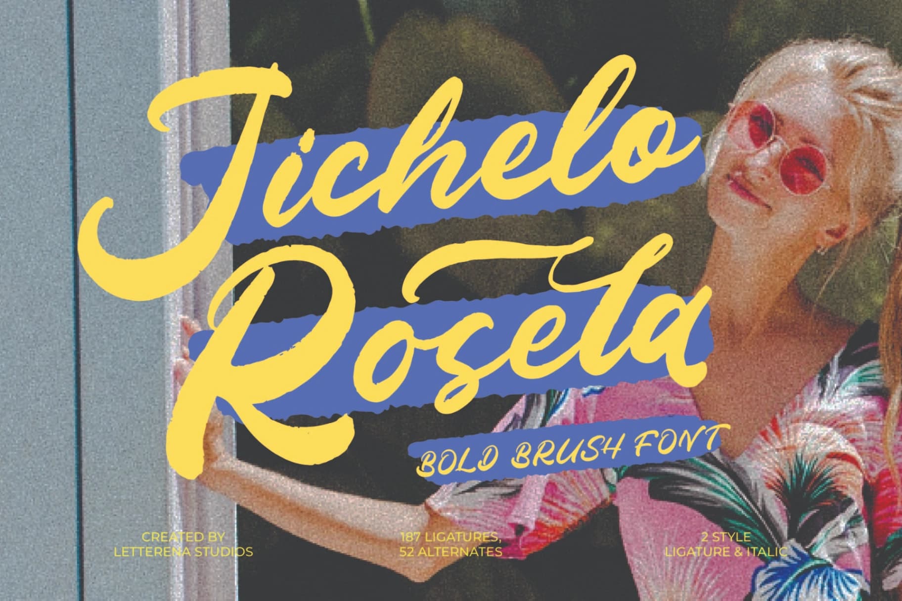 Preview 1 for Jichelo Rosela – Bold Brush Font