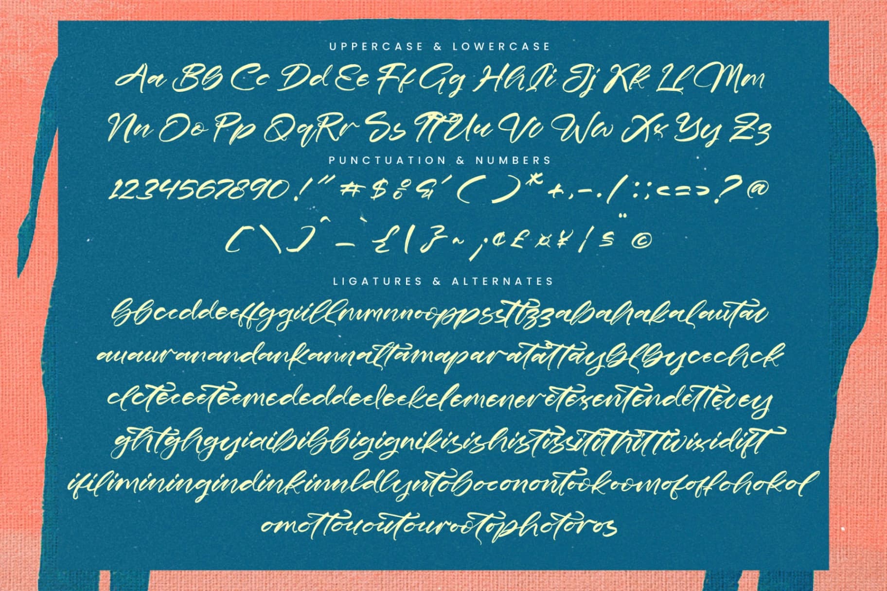 Preview 15 for Daily Vintage - Handwritten Brush Font