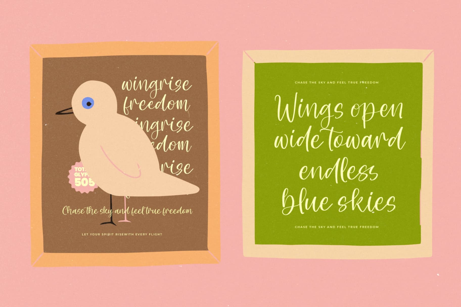 Preview 13 for Shelter Natural - Natural Handwritten Font
