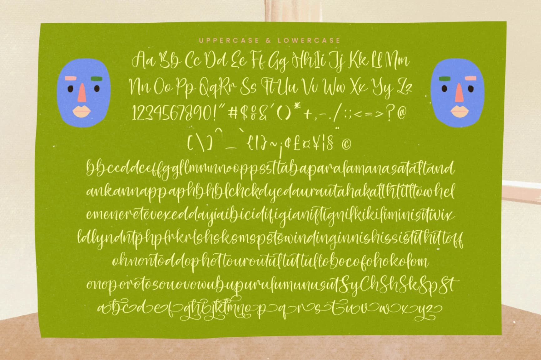 Preview 15 for Shelter Natural - Natural Handwritten Font