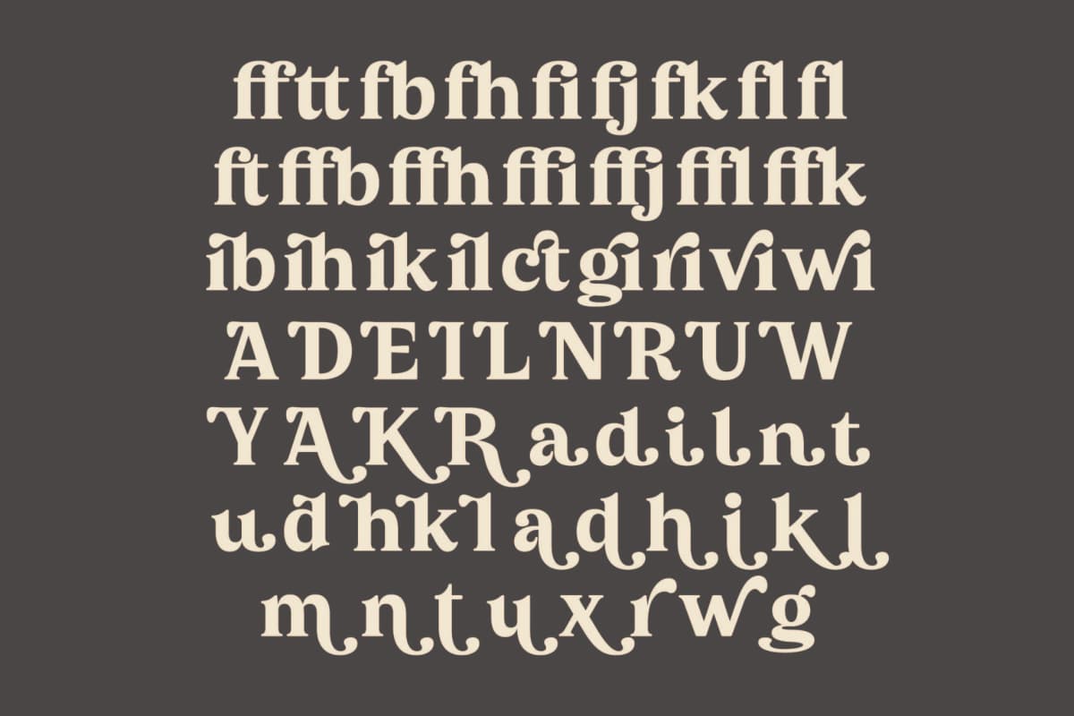 Sonttak - Bold Serif Display Font font preview 13