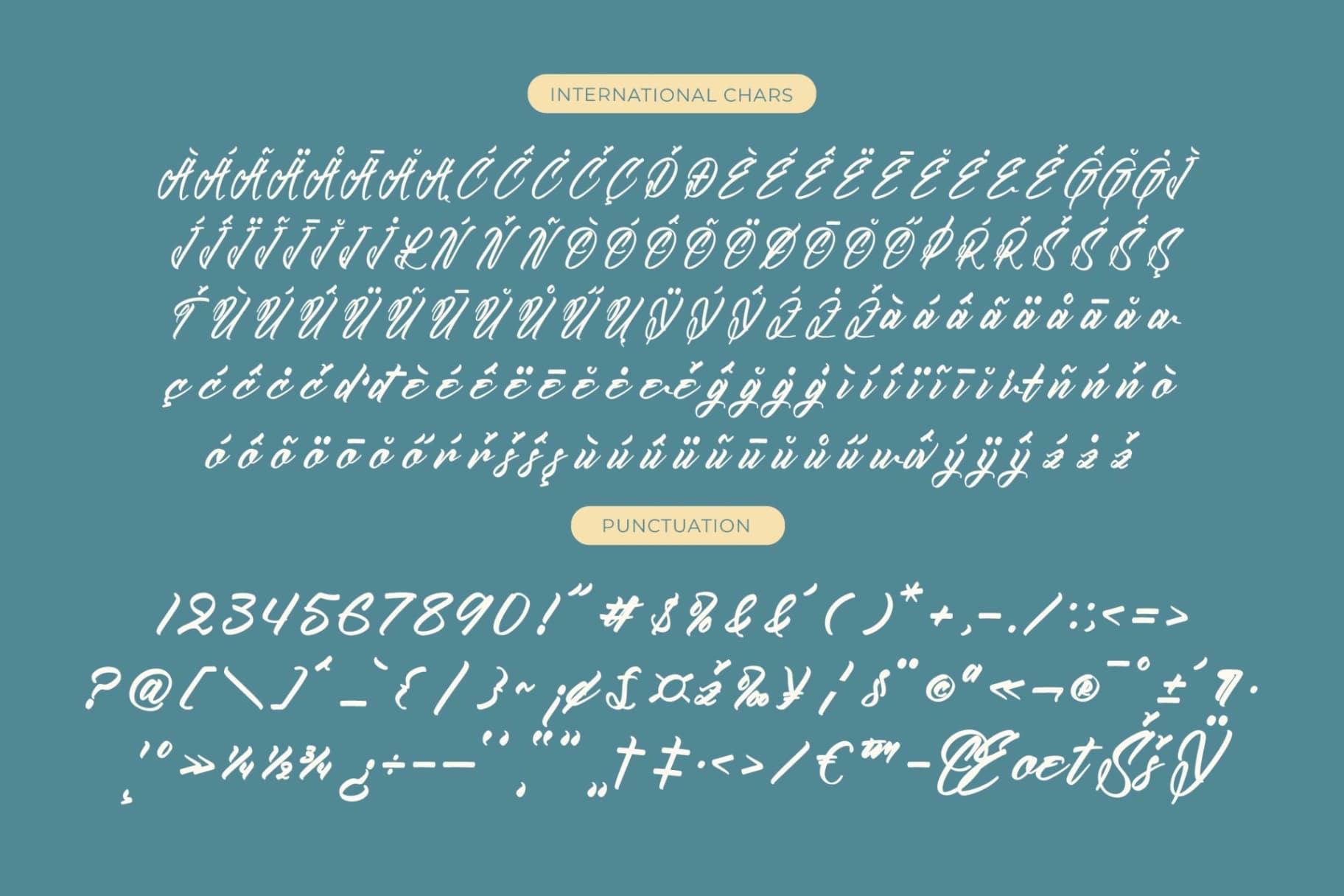 Preview 14 for Kamperly Vacation - Bold Calligraphy Font