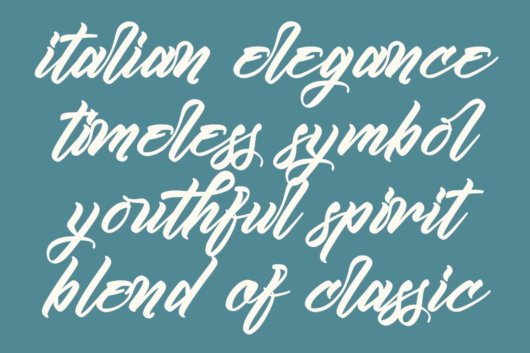 Preview 6 for Kamperly Vacation - Bold Calligraphy Font