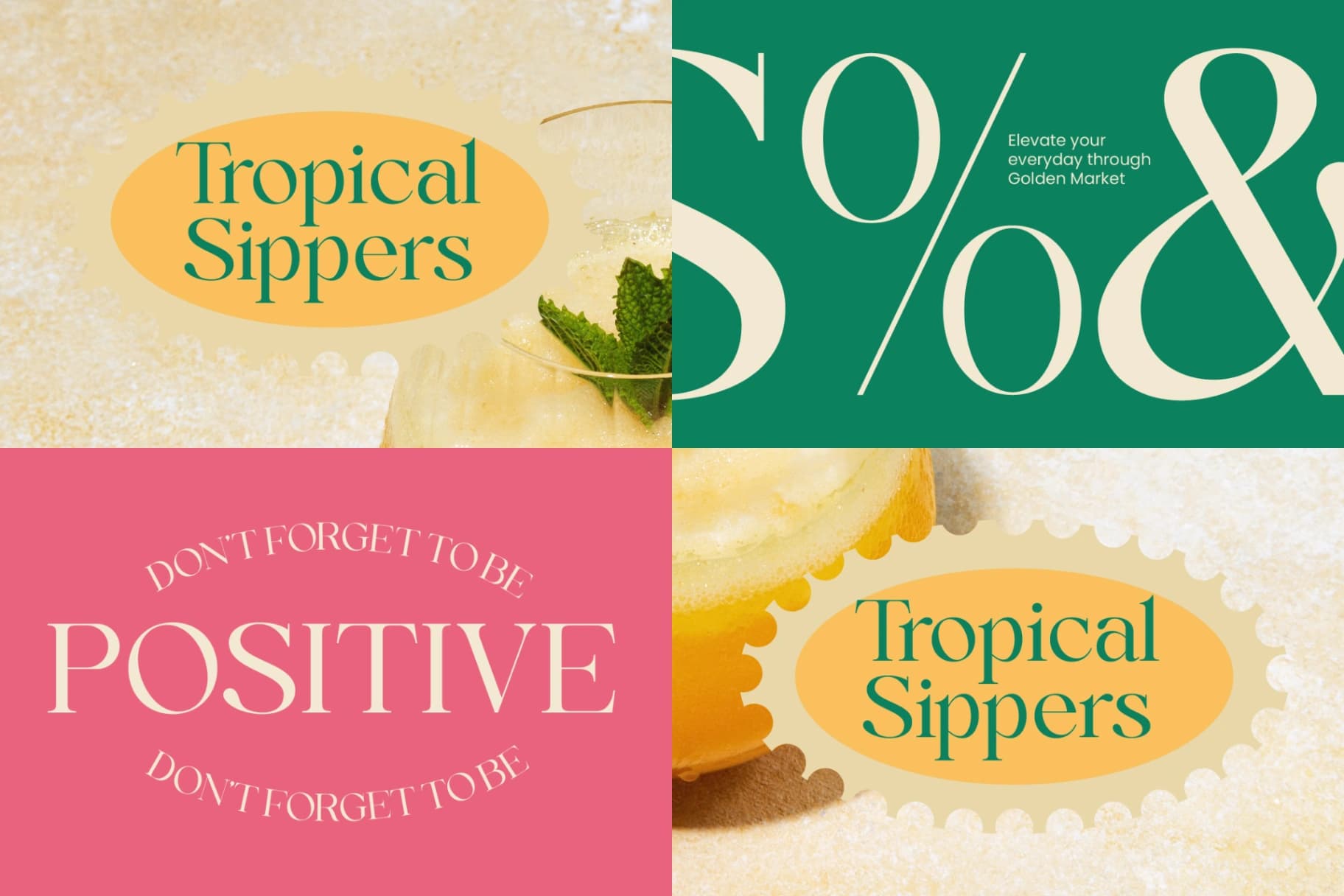 Preview 3 for Market Golden - Elegant Serif Font